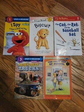 Lot Of 6 Books 5 I Can Read Books +1 Going On Bear Hunt